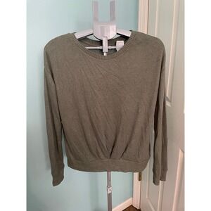 Rumi and Ryder dark green pleated sweater size XL‎ #165